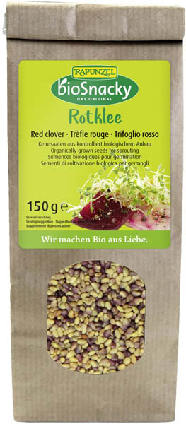 Seminte de Trifoi Rosu pentru Germinat Bio 150gr Rapunzel