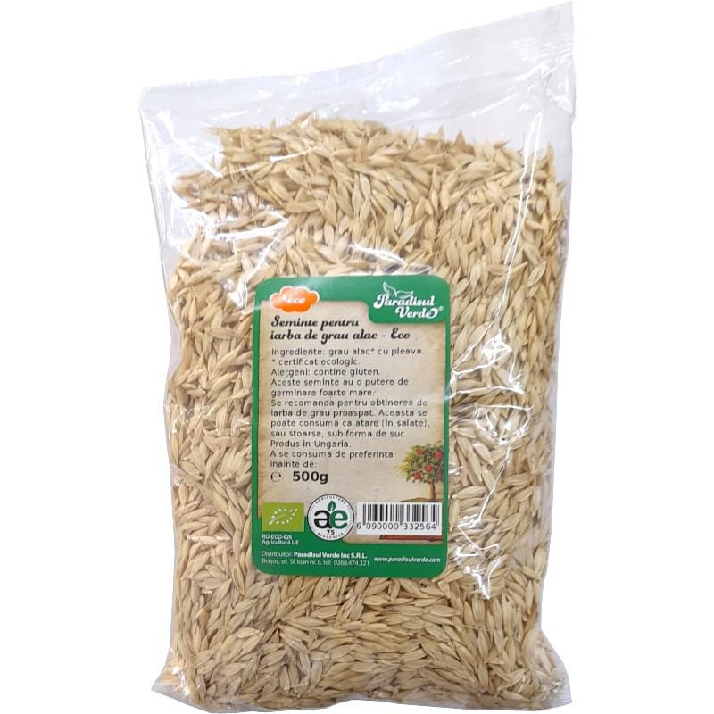Seminte oentru Iarba de Garu Alac Bio 500 grame Paradisul Verde