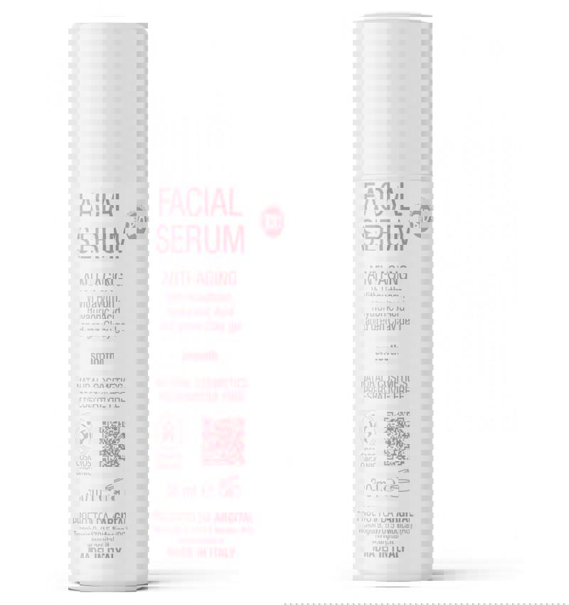 Ser Facial Anti-Aging cu Paducel Acid Hialuronic si Argila Verde 30 mililitri Argital