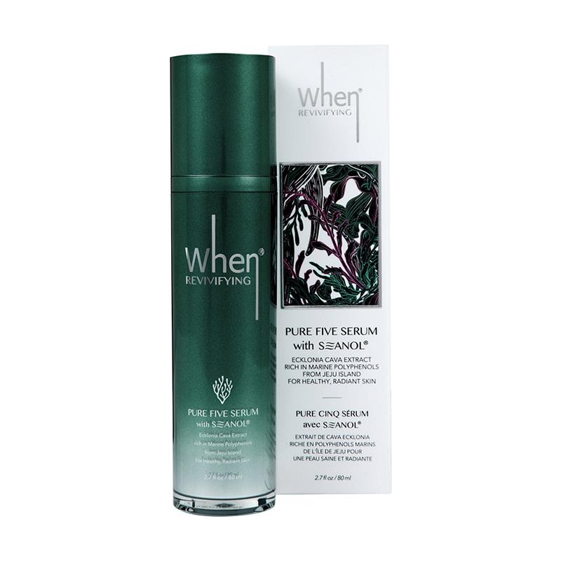 Ser Facial Pur Seanol cu Acid Hialuronic si Vitamina C pentru Rejuvenare Revivifing 80 mililitri When