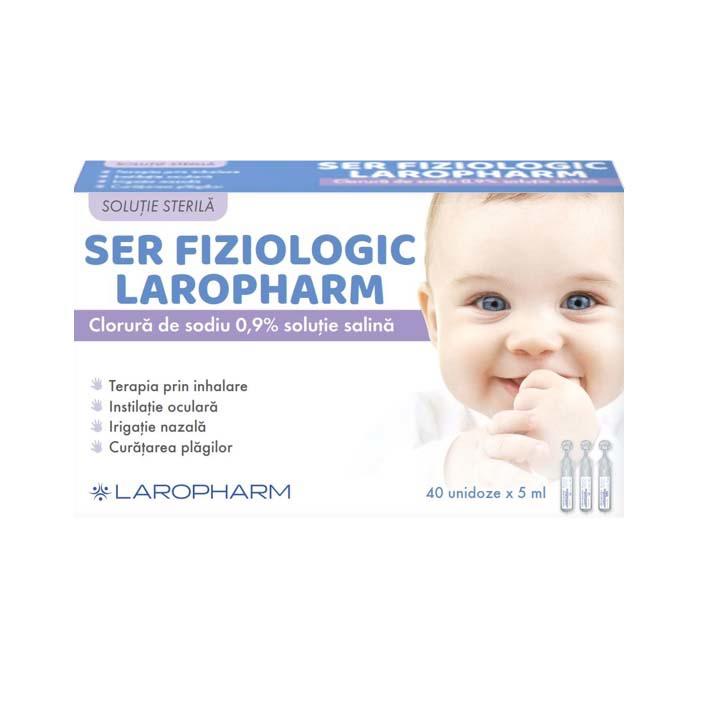 Ser Fiziologic 40 monodoze x 5 mililitri Laropharm