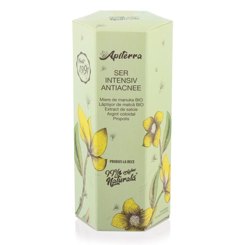 Ser Intensiv Antiacnee Apiterra 30 mililitri Apicola Pastoral Georgescu