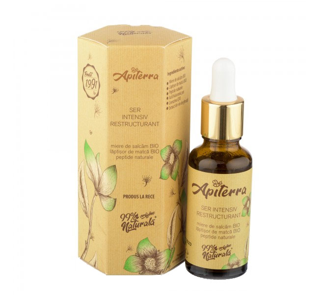 Ser Intensiv Restructurant Apiterra 30ml Apicola Pastoral Georgescu