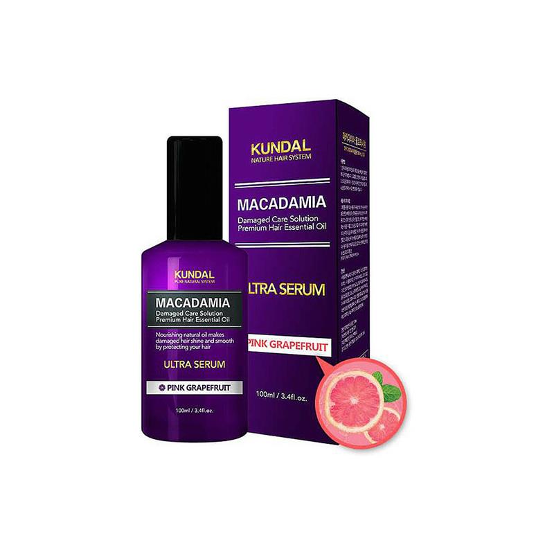 Serum Ultra Reparator pentru Par Deteriorat Pink Grapefruit 100 mililitri Kundal