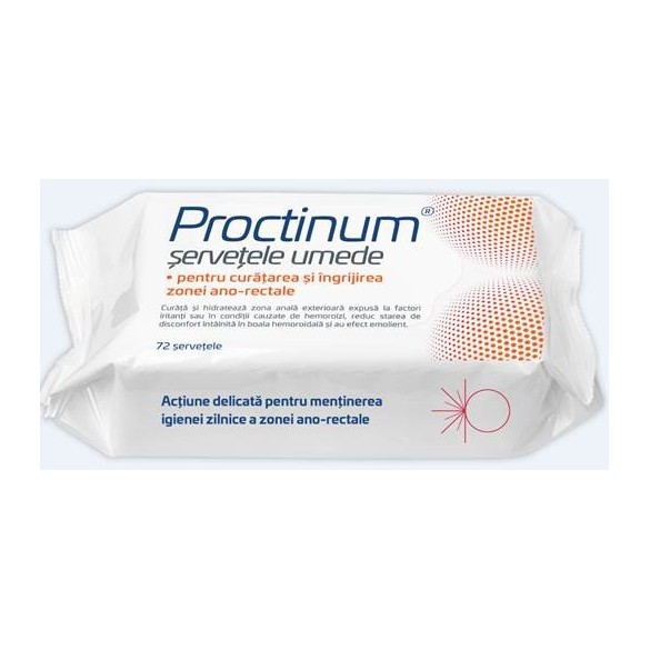 Servetele Hipoalergenice Umede Proctinum 72buc Zdrovit