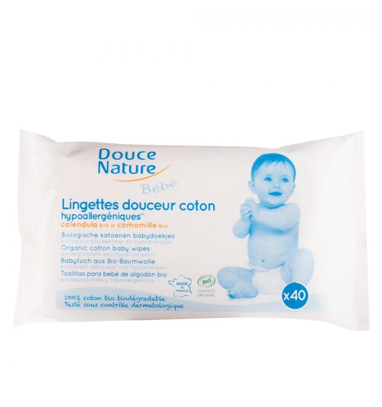 Servetele Umede Bio pentru Bebelusi Douce Nature 40buc