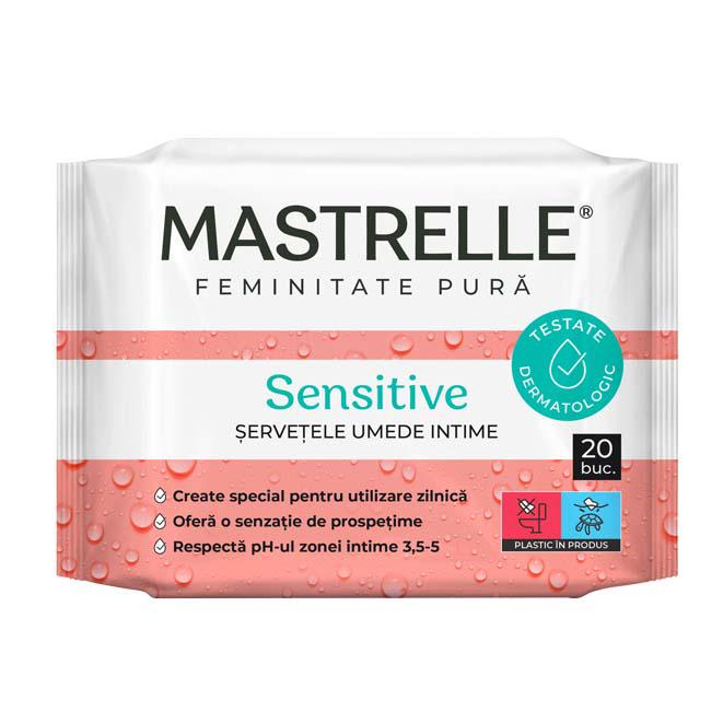 Servetele Umede Intime Mastrelle Sensitive 20 bucati Fiterman