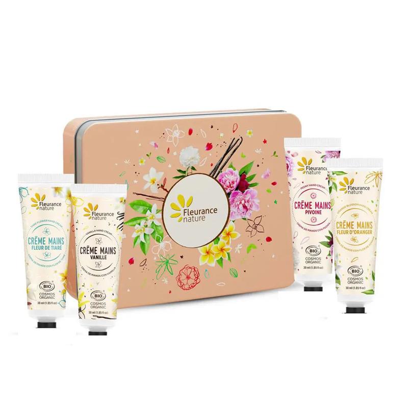 Set Cadou 4 Creme de Maini Evasion Florale 1 set Fleurance Nature