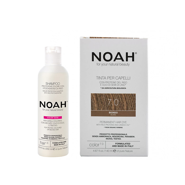 Set Color & Protect Blond 7.0 390 mililitri Noah