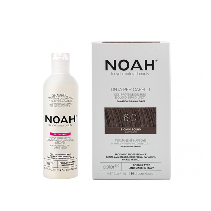 Set Color & Protect Blond Inchis 6.0 390 mililitri Noah