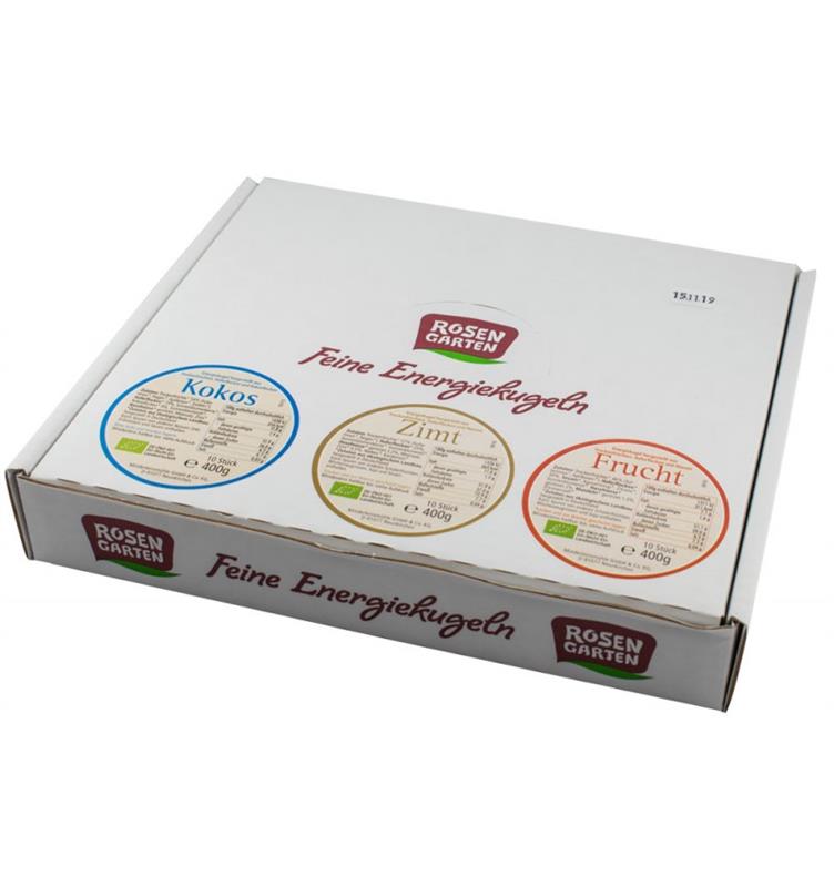 Set de Bombite Energetice cu Cocos, Scortisoara si Fructe Bio 1200gr Rosen Garten