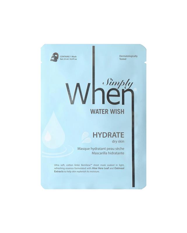 Set Masca Coreana Hidratanta pentru Ten Uscat Water Wish 5 bucati When