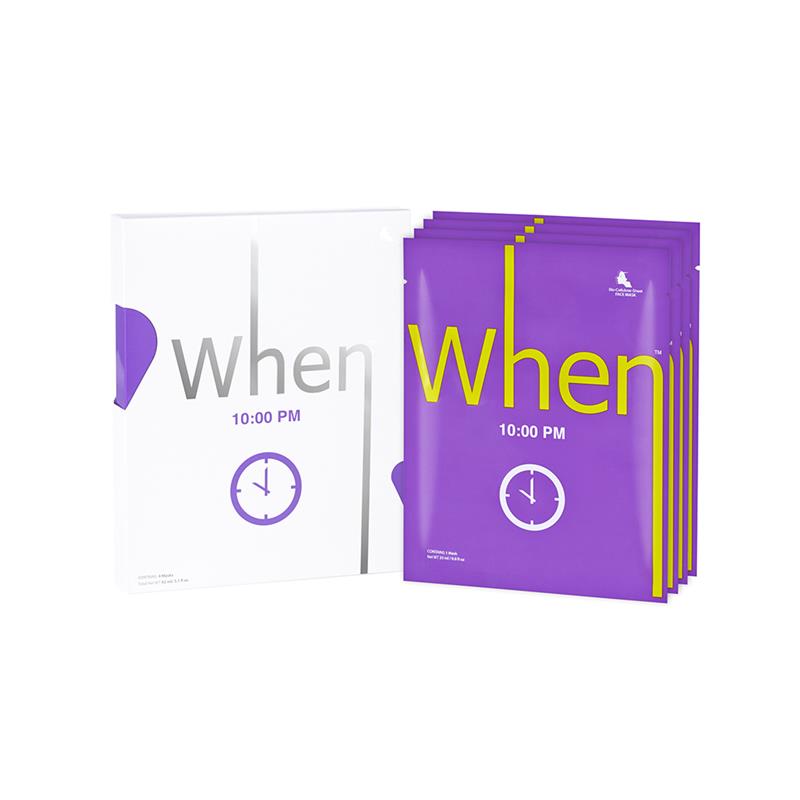 Set Masca Coreana Regeneranta din Bioceluloza cu Colagen si Vitamina C 10:PM 115 mililitri When