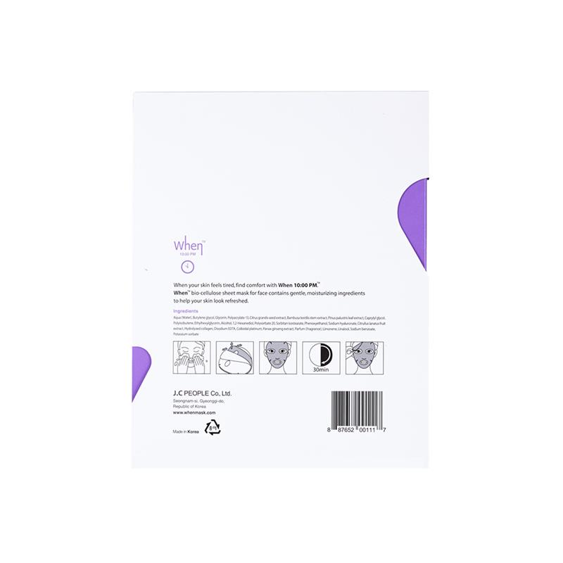 Set Masca Coreana Regeneranta din Bioceluloza cu Colagen si Vitamina C 10:PM 115 mililitri When