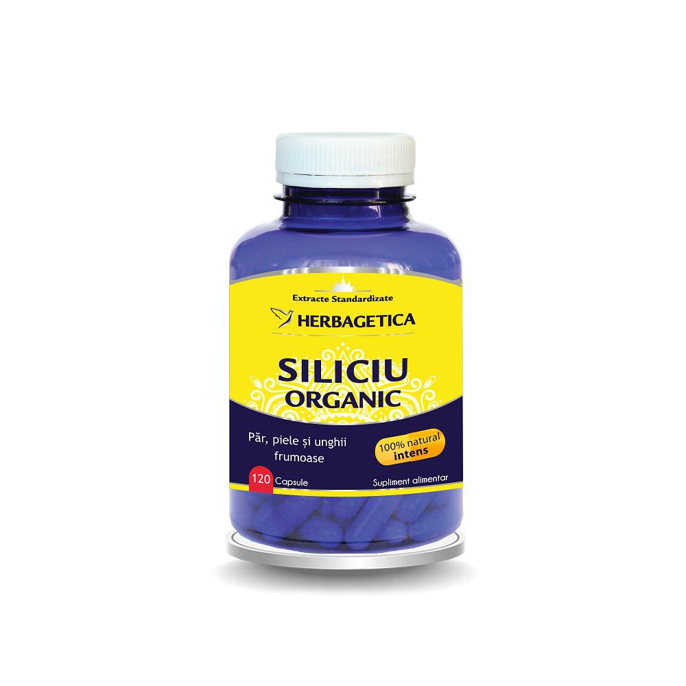 Siliciu Organic Herbagetica 120cps