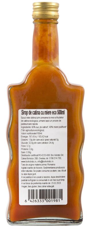 Sirop de Catina Bio 500 mililitri Obio