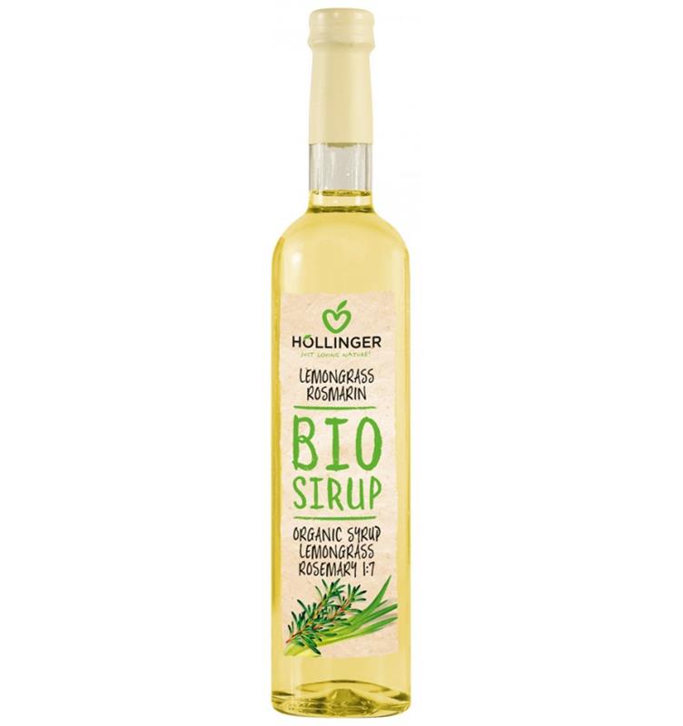 Sirop de Lemongrass si Rozmarin Bio 500ml Hollinger