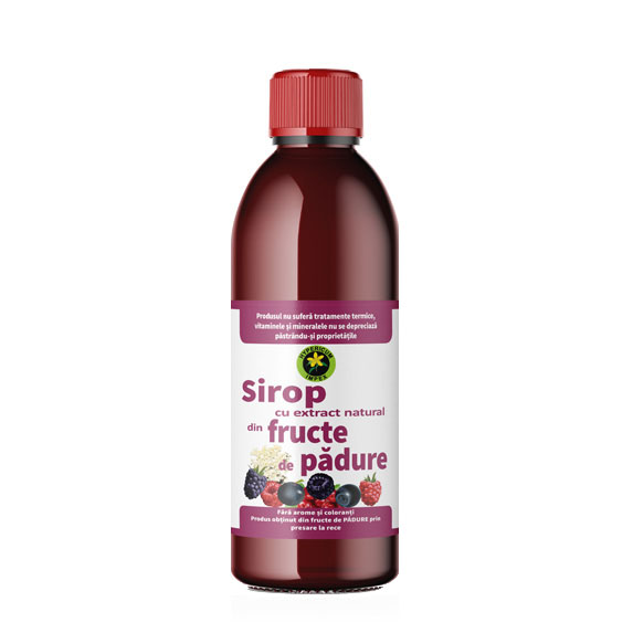 Sirop Fructe de Padure cu Zahar 500 mililitri Hypericum