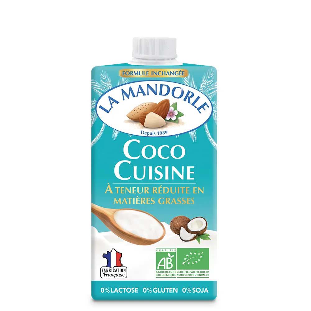 Smantana Vegetala Bio de Cocos La Mandorle 250ml