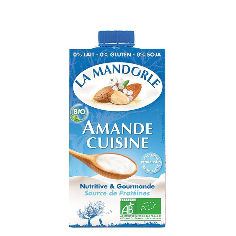 Smantana Vegetala Bio de Migdale La Mandorle 250ml