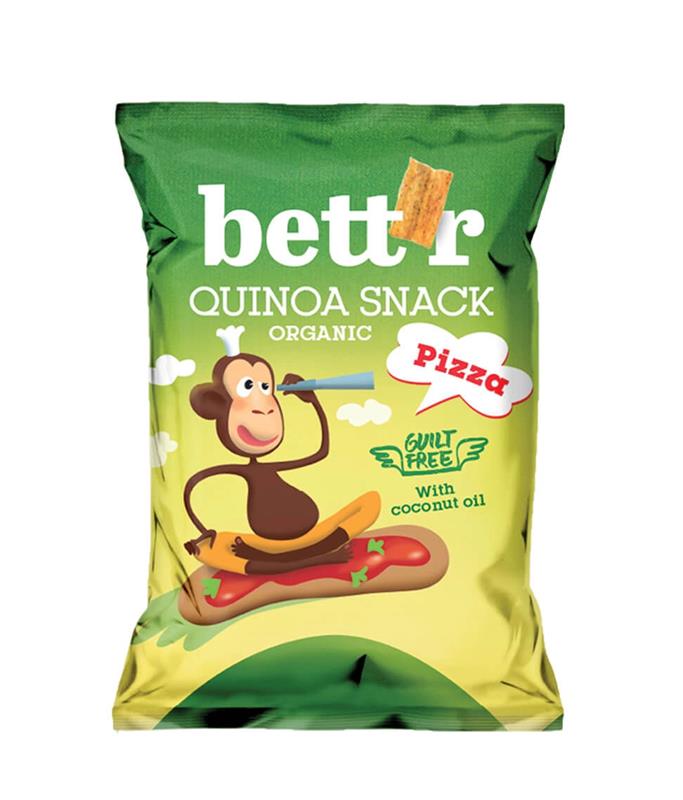 Snack Quinoa cu Pizza Fara Gluten Bio 50 grame Bett'r