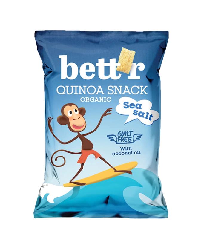 Snack Quinoa cu Sare Fara Gluten Bio 50 grame Bett'r