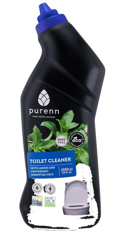 Solutie pentru Curatat Toaleta cu Menta si Lamaie Bio 1L Purenn