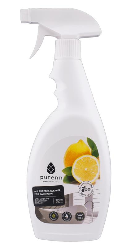 Solutie Universala de Curatat Baia cu Lamaie si Scoruse Bio 500ml Purenn