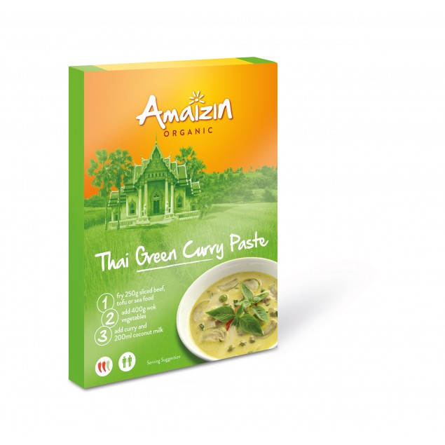 Sos Curry Verde Thai Bio Amaizin 80gr