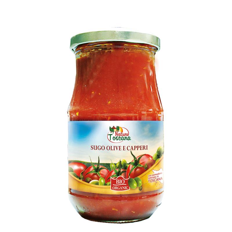 Sos de Rosii Bio cu Masline si Capere Probios 340gr