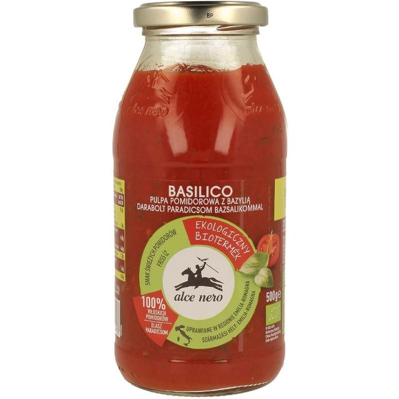 Sos de Rosii cu Busuioc Bio 500 grame Alce Nero