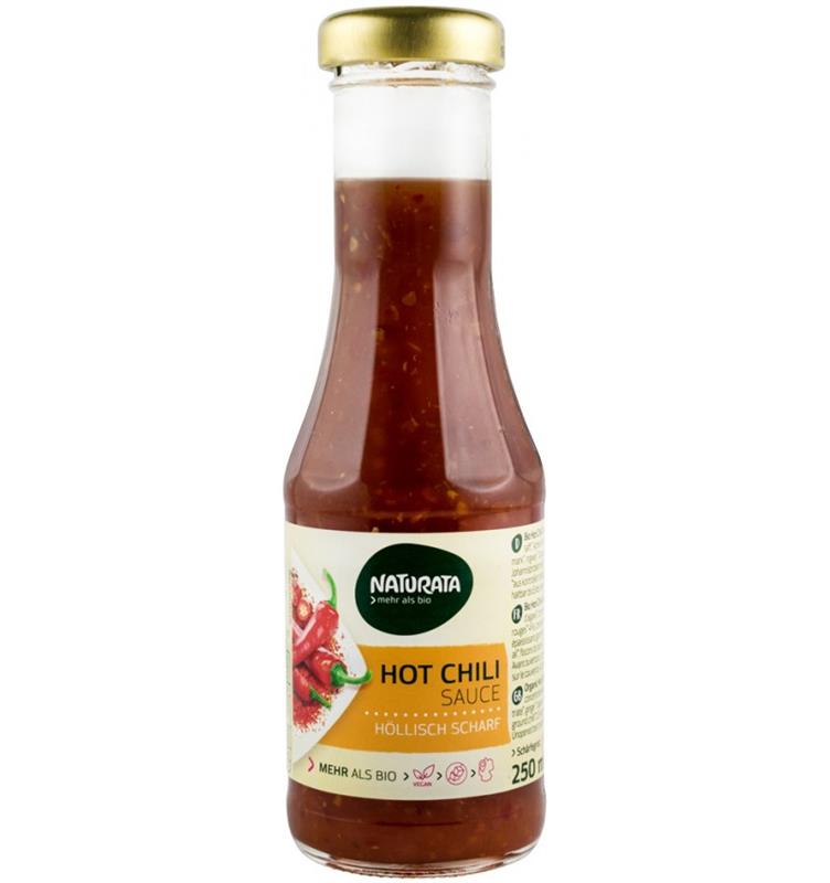 Sos Hot Chili Bio 210 mililitri Naturata