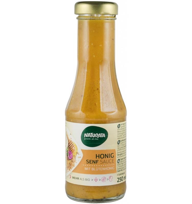Sos pentru Gratar cu Miere si Mustar Bio 210 mililitri Naturata