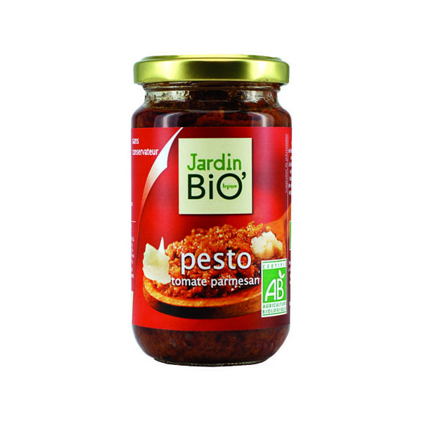 Sos Pesto, Rosii si Parmezan Bio Jardin Bio 180gr