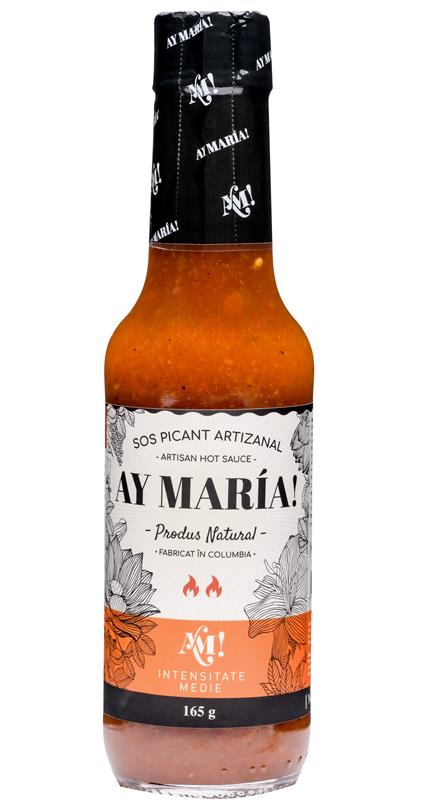 Sos Picant Artizanal Intensitate Medie Ay Maria 165 grame Lok Foods