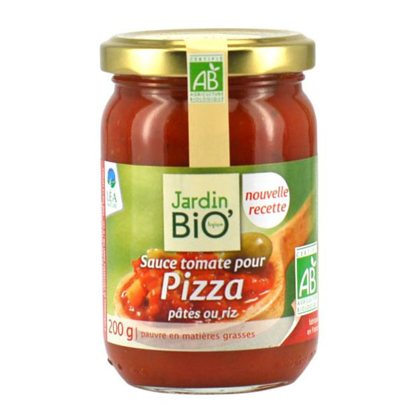 Sos Rosii Bio pentru Pizza, Paste, Orez Jardin Bio 200gr