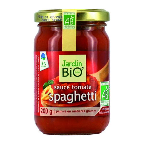 Sos Rosii Bio pentru Spaghete Jardin Bio 200gr