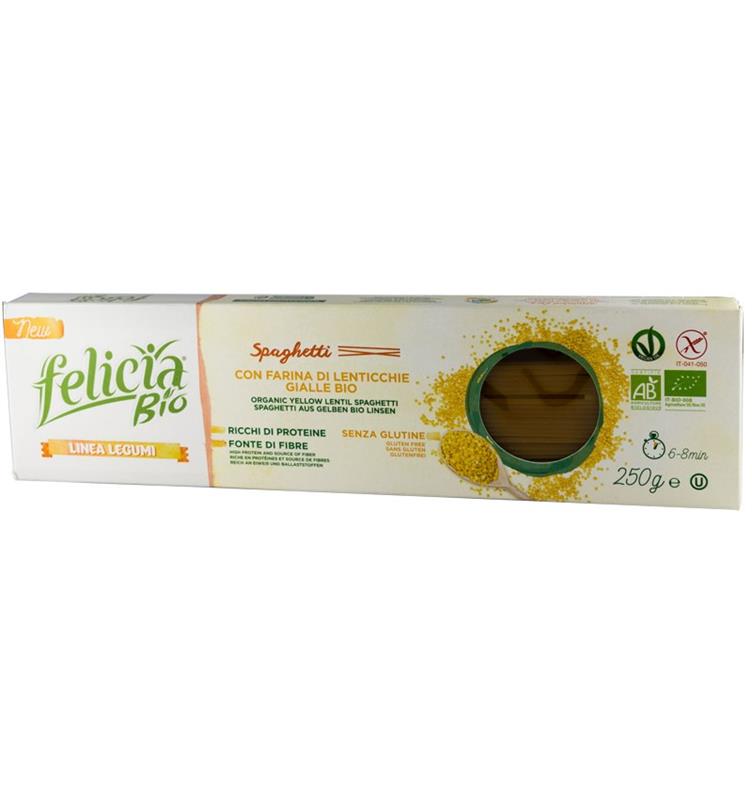 Spaghete Bio din Faina de Linte Galbena Molino 250gr
