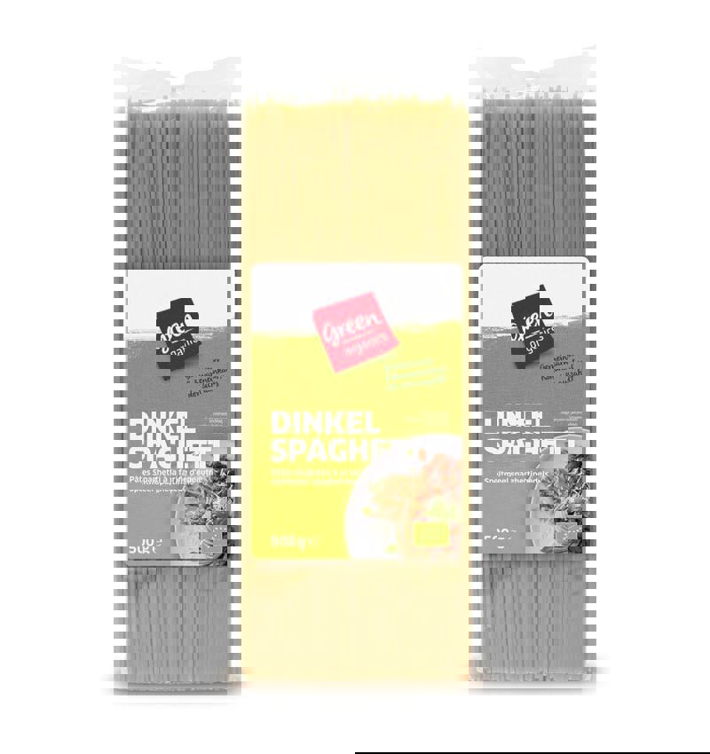 Spaghetti din Grau Spelta Eco 500 grame Green Organics