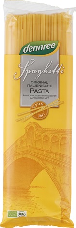 Spaghetti din Porumb si Orez Fara Gluten Bio 500gr Dennree