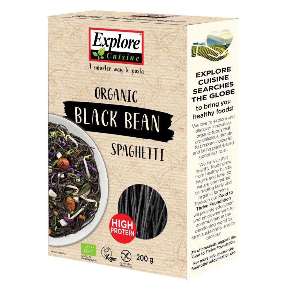 Spaghetti din Soia Neagra Fara Gluten Eco 200 grame Explore Cuisine