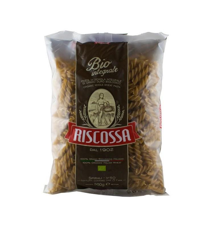 Spirali Paste Bio din Grau Integral Riscossa 500gr