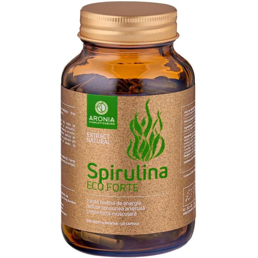 Spirulina Eco Forte 120 capsule Aronia Charlottenburg