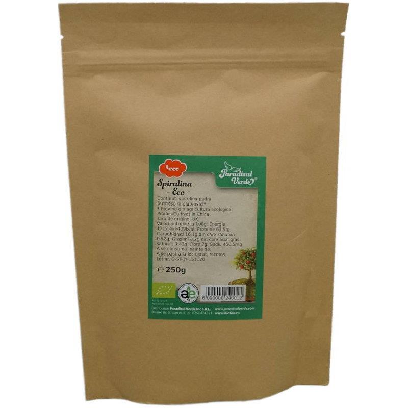 Spirulina Pudra Bio Paradisul Verde 250gr