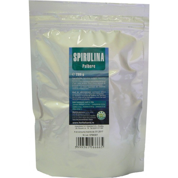 Spirulina Pulbere Herbavit 200gr
