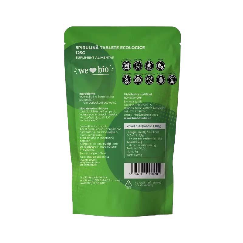 Spirulina Tablete Bio Obio 125gr (250buc)