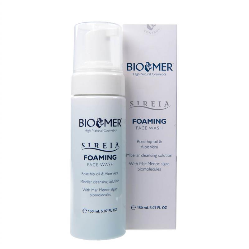 Spuma pentru Curatarea Fetei cu Ulei de Macese si Aloe Vera Sireia 150 mililitri Bio Mer