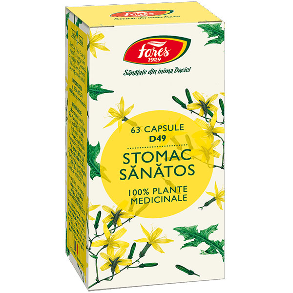 Stomac Sanatos 63 capsule Fares