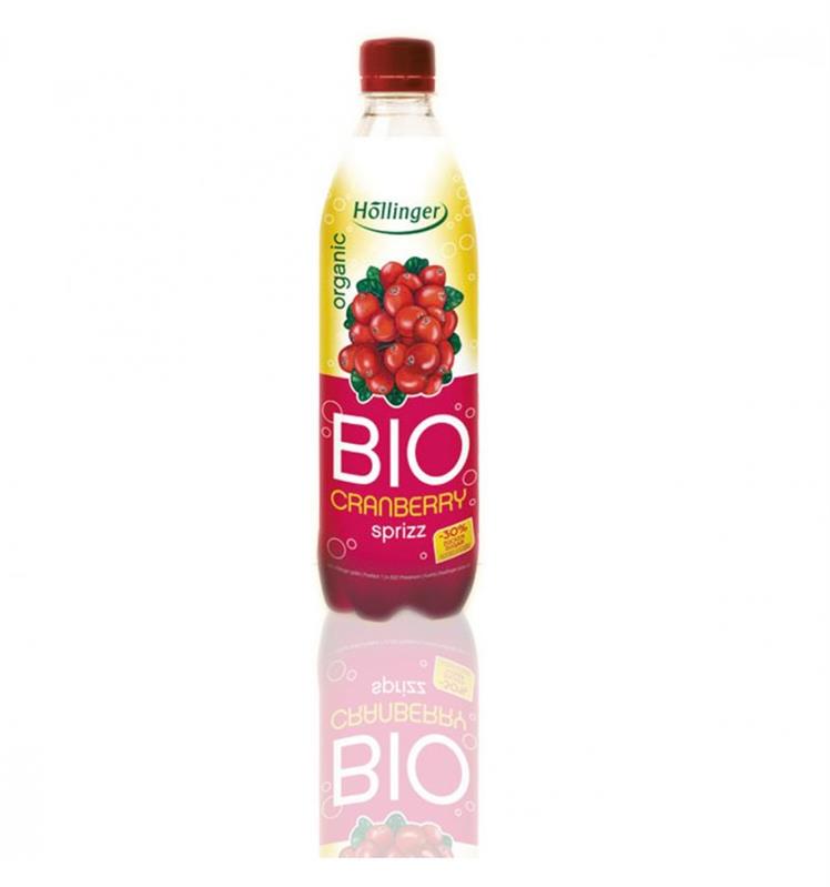 Suc Bio de Merisoare (Afine Rosii) Hollinger 500ml