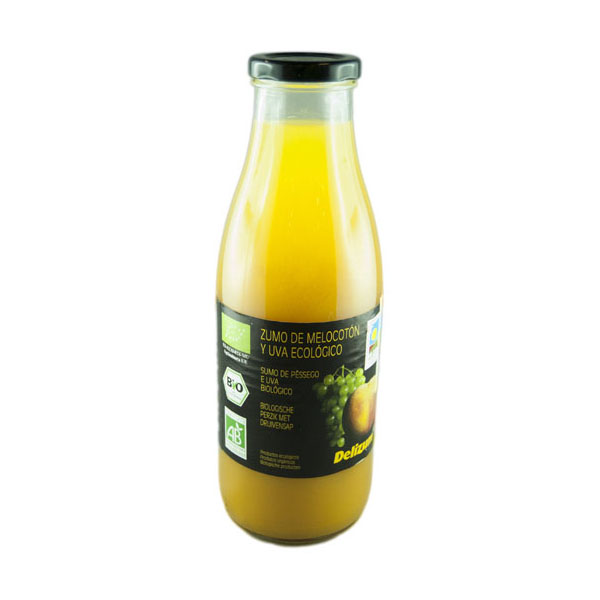 Suc Bio de Piersica si Struguri Delizum EN 750ml